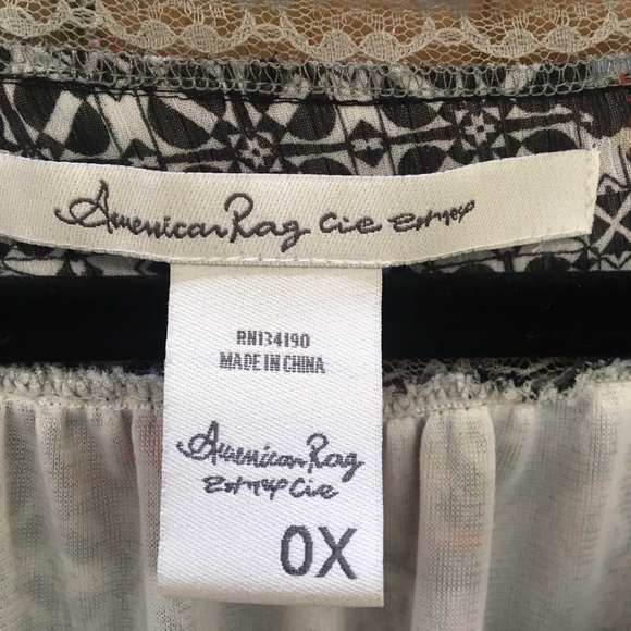 American Rag Boho Floral Cie Midi Dress 0X EUC - Picture 8 of 8